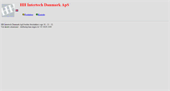 Desktop Screenshot of hh-intertech.com